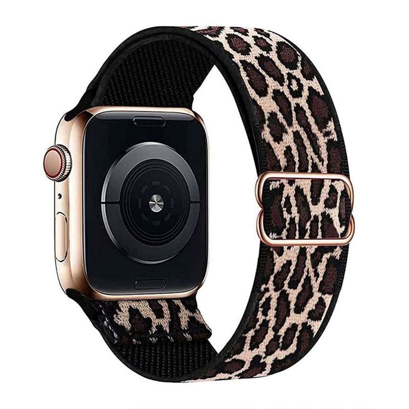 Killer Deals Stretchy Elastic Strap for 38/40/41mm Apple Watch- Leopard
