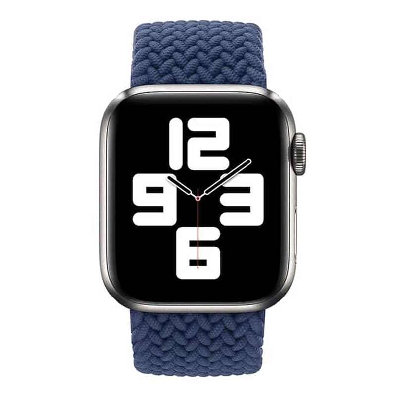 Killer Deals 38/40/41mm Apple Watch elastic nylon strap - Navy (132mm)