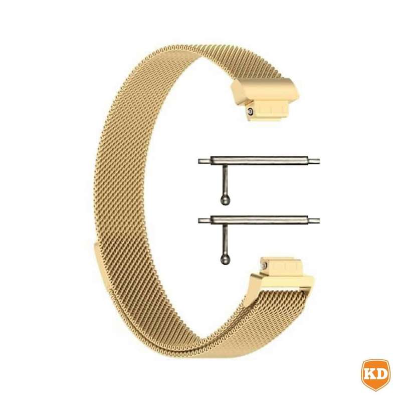 Killer Deals Fitbit Inspire 2 Milanese stainless-steel strap - Gold (M-L)