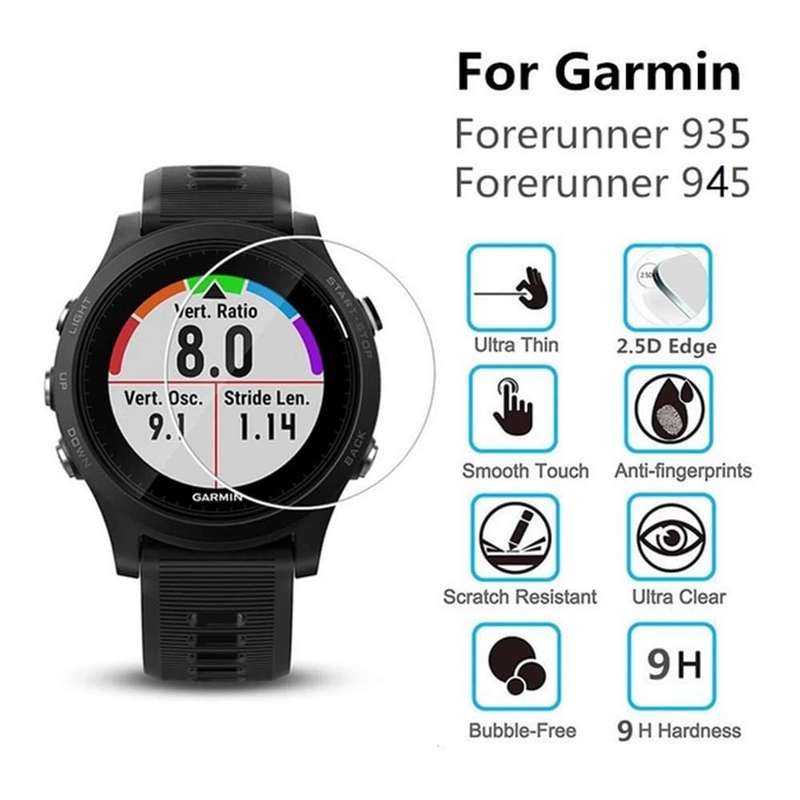 Killer Deals Glass Screen Protector & TPU Case for Garmin Forerunner 935 - Combo