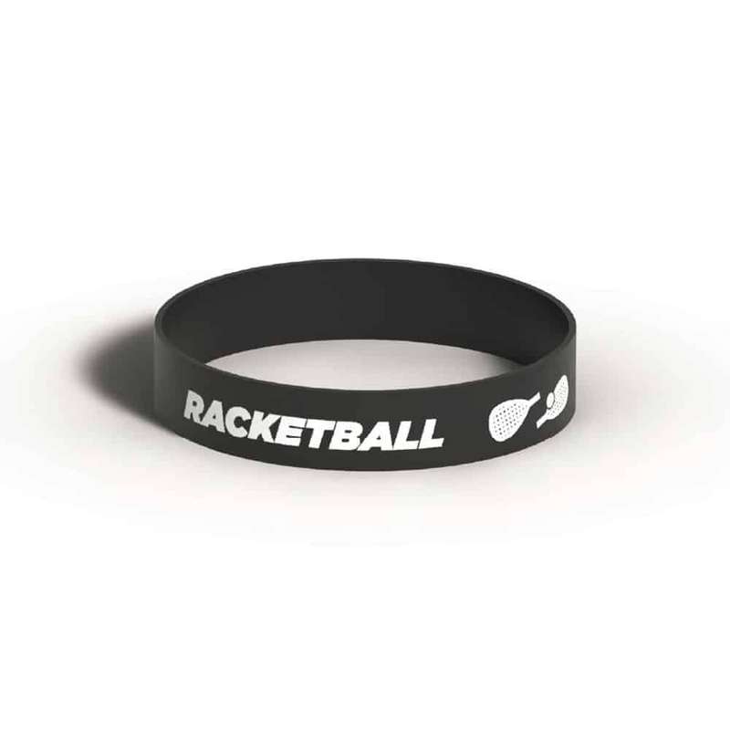 Killer Deals Debossed "Racketball" Silicone Wristband Bracelet- 3 Pack x2 Combo