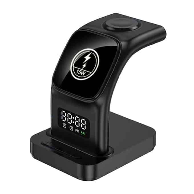 Killer Deals 5-in-1 MagSafe Wireless Charging Clock Station Dock for Apple