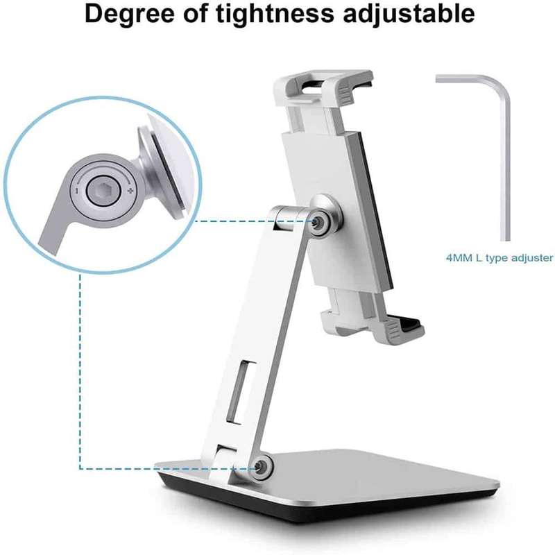 Ergonomic Aluminium Docking Stand for 7-13" Tablet/ iPad