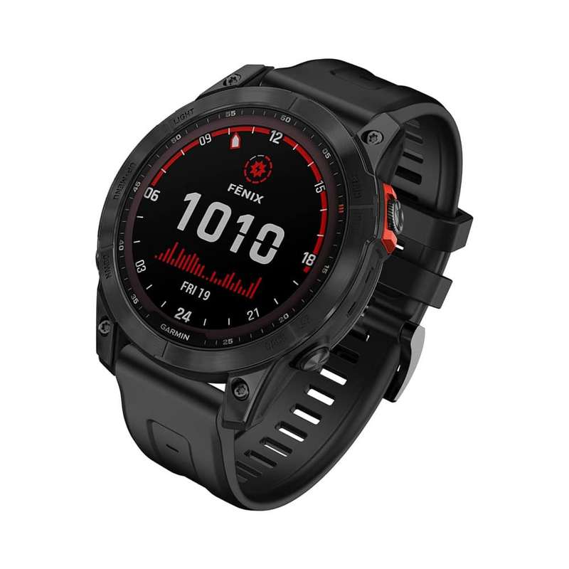 Killer Deals 26mm Silicone Strap for Garmin Fenix 5X/ 6X/ 7X- Black- x2 Combo