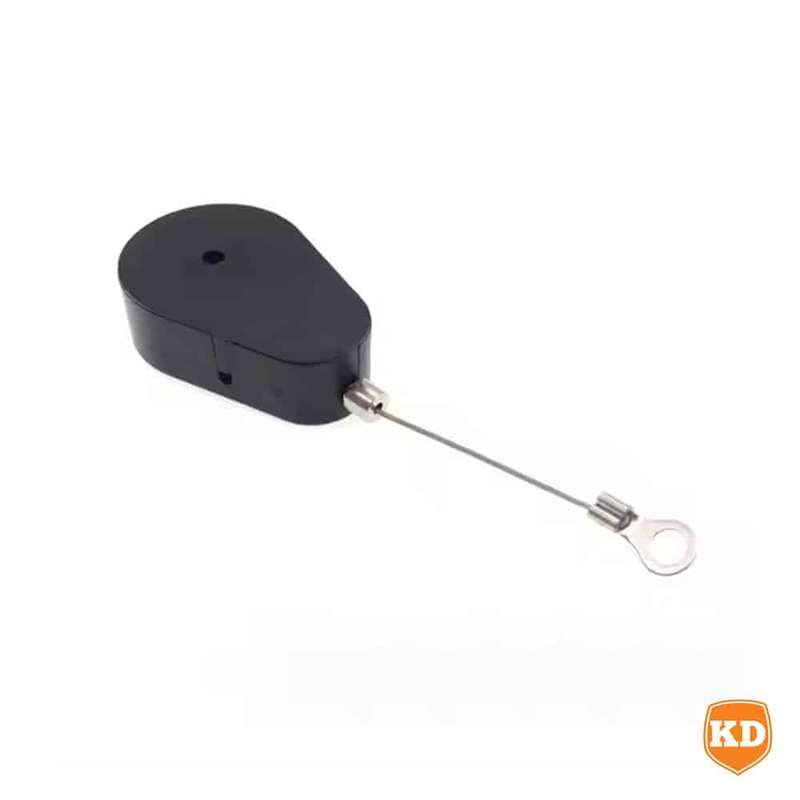 Anti-Theft Retractable Pull Security Box for Tablet Phone - Black