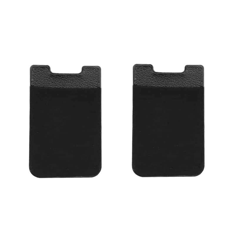 Killer Deals Adhesive RFID Blocking Lycra Wallet for iPhone/Smartphone- Black x2 - Combo