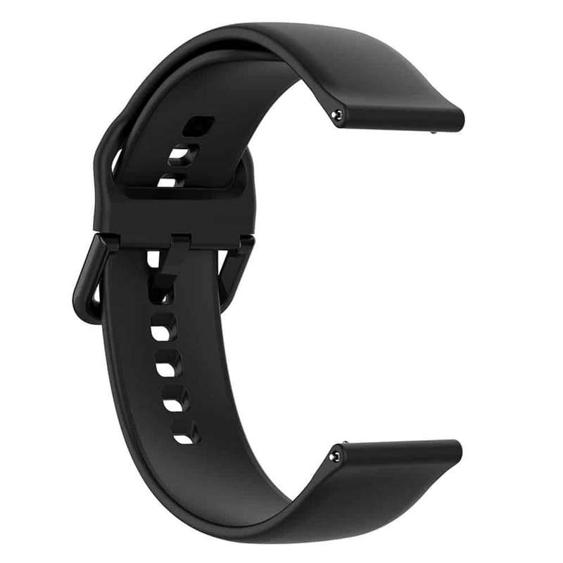 20mm Universal Silicone Strap - Black