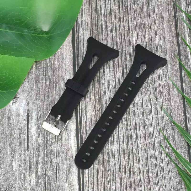 Silicone Strap for Garmin Forerunner 10/15 (S-M)- Black