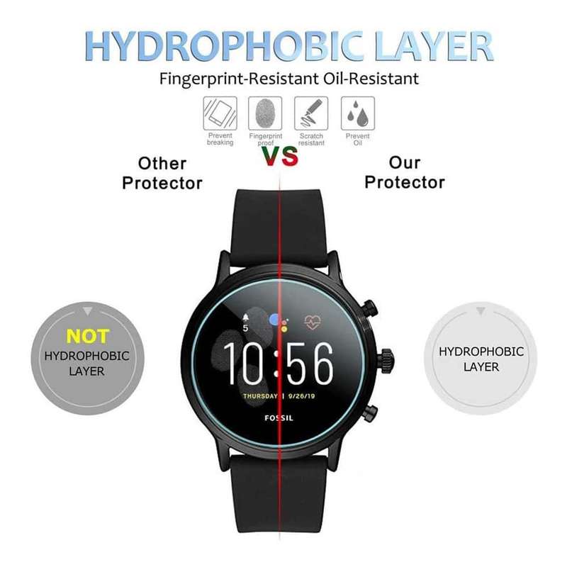Killer Deals Fossil Gen 5 Carlyle replacement tempered glass screen protector x3 Combo