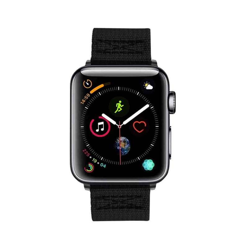 38/40/41mm Apple Watch nylon strap - Black