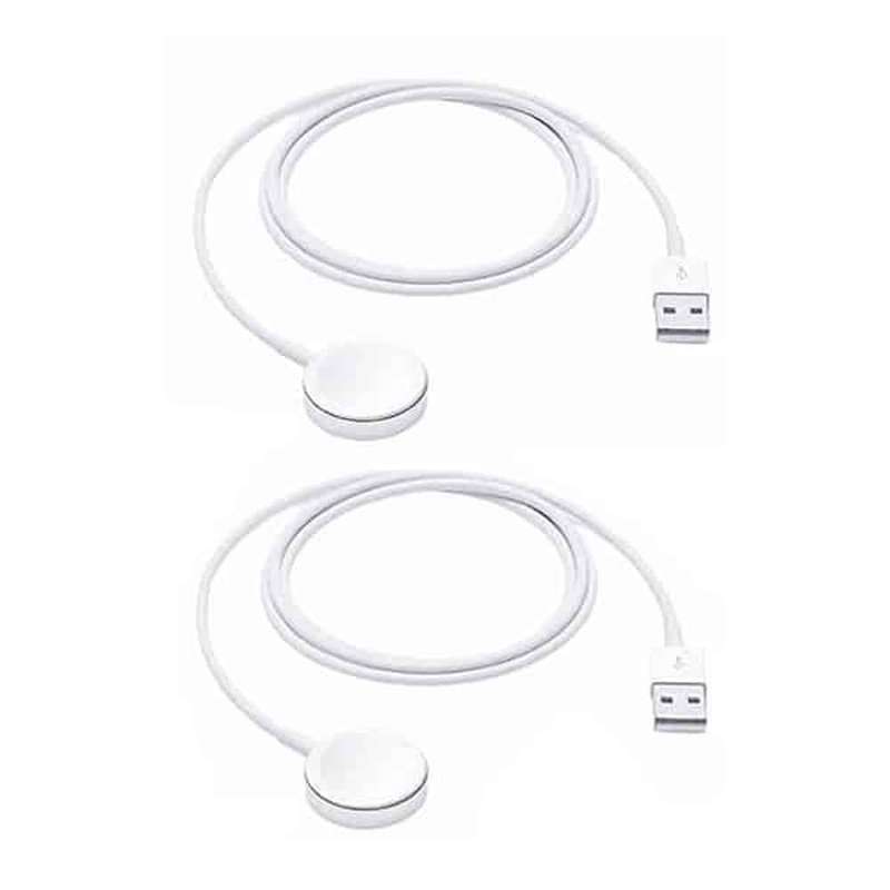 Killer Deals Fast Magnetic Charger for Apple Watch- White- x 2 Pack Combo