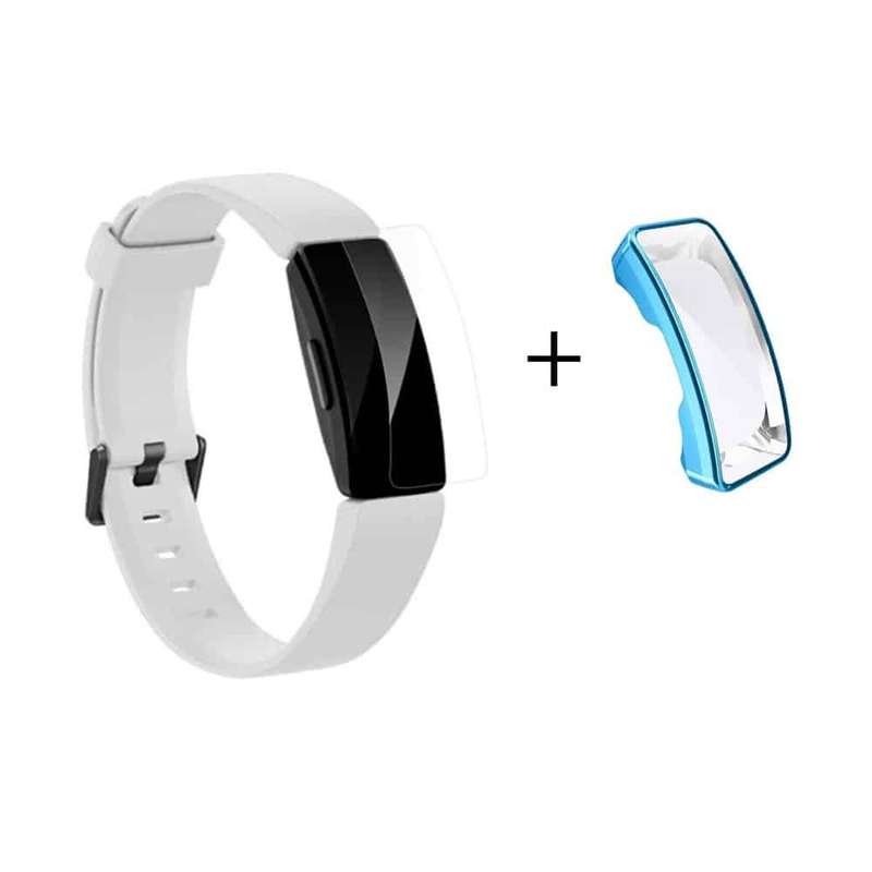 Killer Deals Fitbit Inspire/HR TPU case (blue) + screen protector Combo