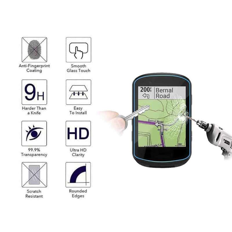 Killer Deals Silicone Case & Glass Screen Protector for Garmin Edge 830