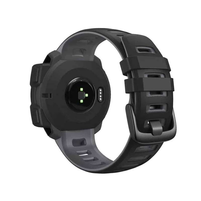 Killer Deals Silicone Strap For Garmin Instinct - Black/Grey