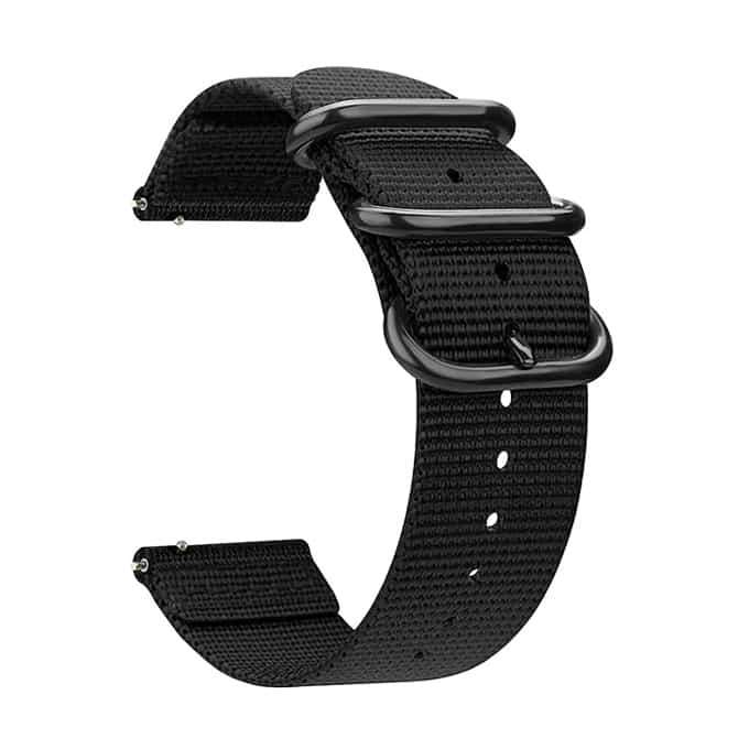 Killer Deals 20mm Replacement Nylon Strap for Garmin Vivoactive 3- Black