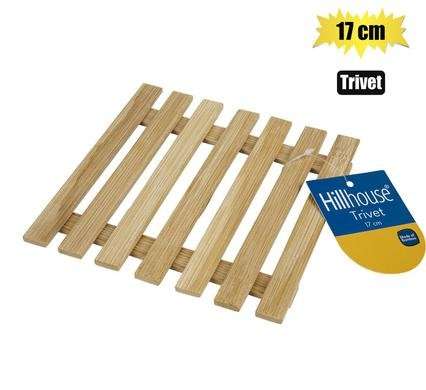 KITCHEN-GADGET TRIVET BAMBOO 17CM