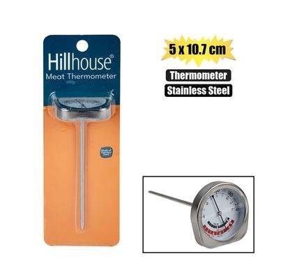 Thermometer meat stainless steel 5x10.7cm hillhouse