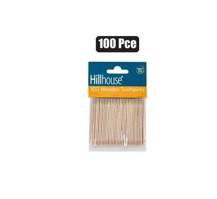 Toothpicks wooden 100 Piece party hillhouse