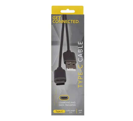 Usb cable type c 2.0 amp 2m