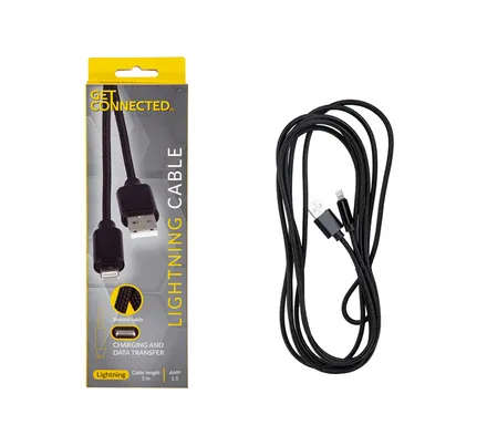 Usb cable lightning 1.5 amp- 3m
