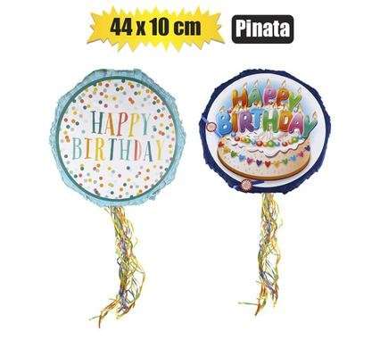 Party pinata happy birthday assorted 44x10cm