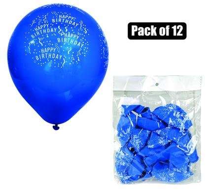 Balloons helium 1 Piece blue print f-01