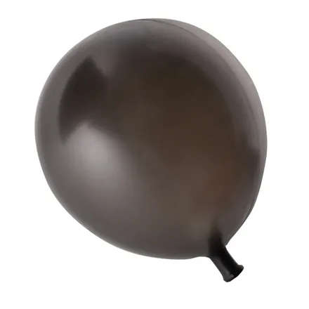 Black Metallic Balloon, 1-piece