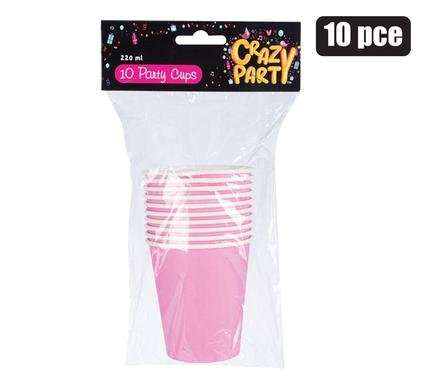 Party cups pink 10 Piece