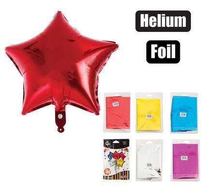 Balloons helium foil star 1 Piece ast f-01