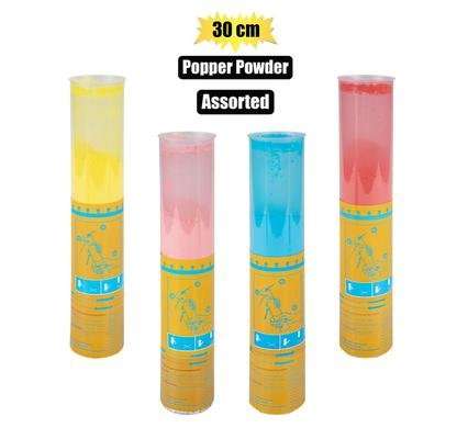 Party popper powder assorted 30cm