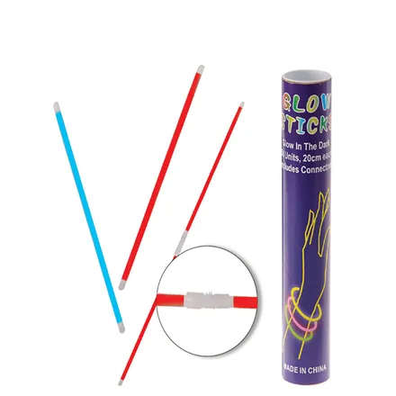 Glowsticks with Connectors, 50-pack
