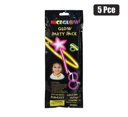 Glow stick party pack girls 5 Piece