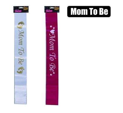 Party sash mom to be assorted
