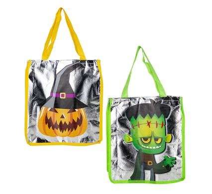 Halloween trick or treat bag shiny assorted