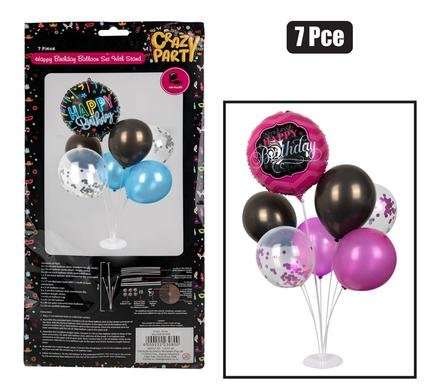 BALLOON SET WITH STAND 7 Piece