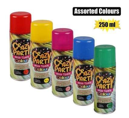 Party-spray hair assorted/ Priced per Can