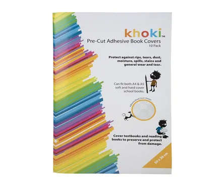 Pre-cut Adhesive Book Covers A4