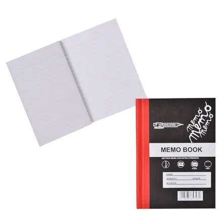BOOK HARD-COVER A6 144-PAGE MEMO