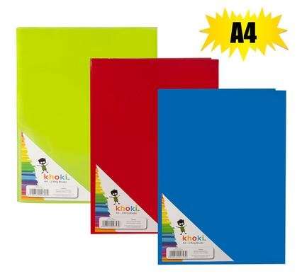FILE 2-RING BINDER A4 ASSORTED COLORS