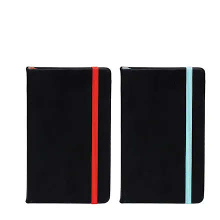 Note Book with Colour Elastic Band A6