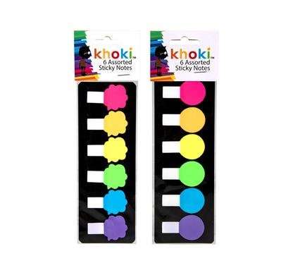 NOTE-PAD SELF-STICK LOLLY-POP ASSORTED