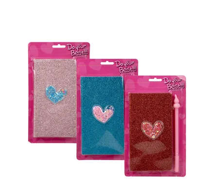 NOVELTY LOVE NOTEBOOK WITH PEN9.5x18cm