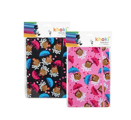 Novelty Owl Notebook A5, 80-pages/Priced per Book