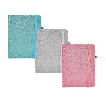 Novelty Glitter Notebook A5, 80-pages