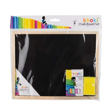 Board Black with Chalk & Sponge