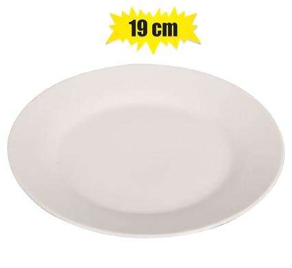 Whiteware side-plate 19cm