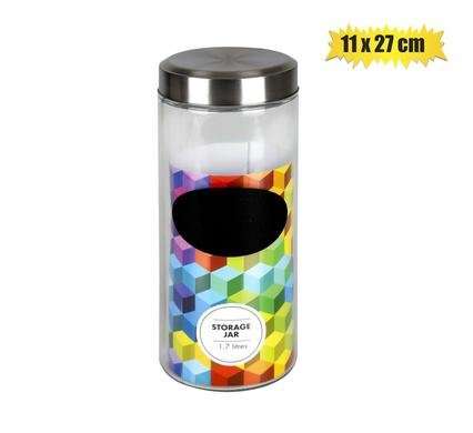 Storage-jar glass blackboard 11x27cm