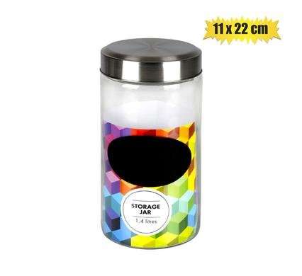 Storage-jar glass blackboard 11x22cm