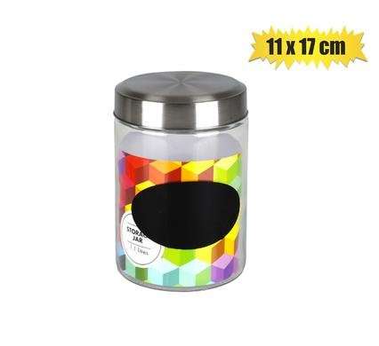Storage-jar glass blackboard 11x17cm