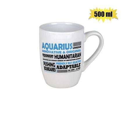 Mug daily horoscope aquarius 320ml